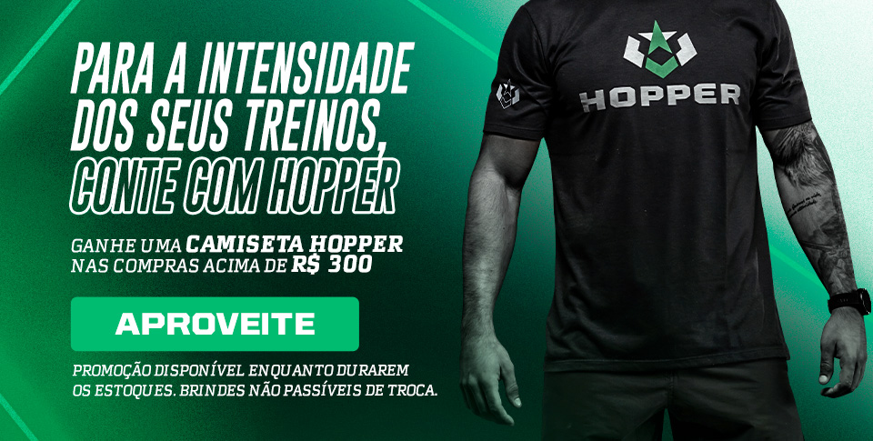 Compras acima de R$300,00 ganhe 1 brinde ( T-shirt hopper promo 2020)